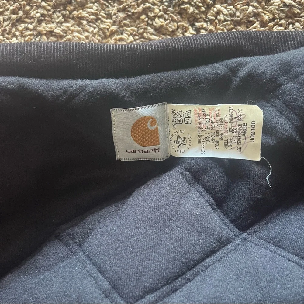 Carhartt Men's Vintage Red 1997 Santa Fe Jacket Insulated Lined Size Large - Picture 6 of 6